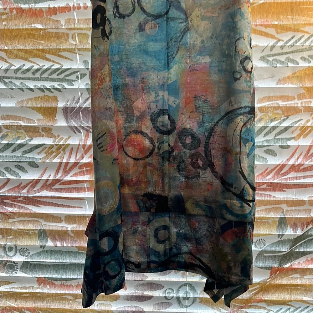 Shana Abstract Sleeveless Dress NWNT - Picture 8 of 8